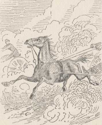 Original 1875 engraving from the Jim Smiley betting passage