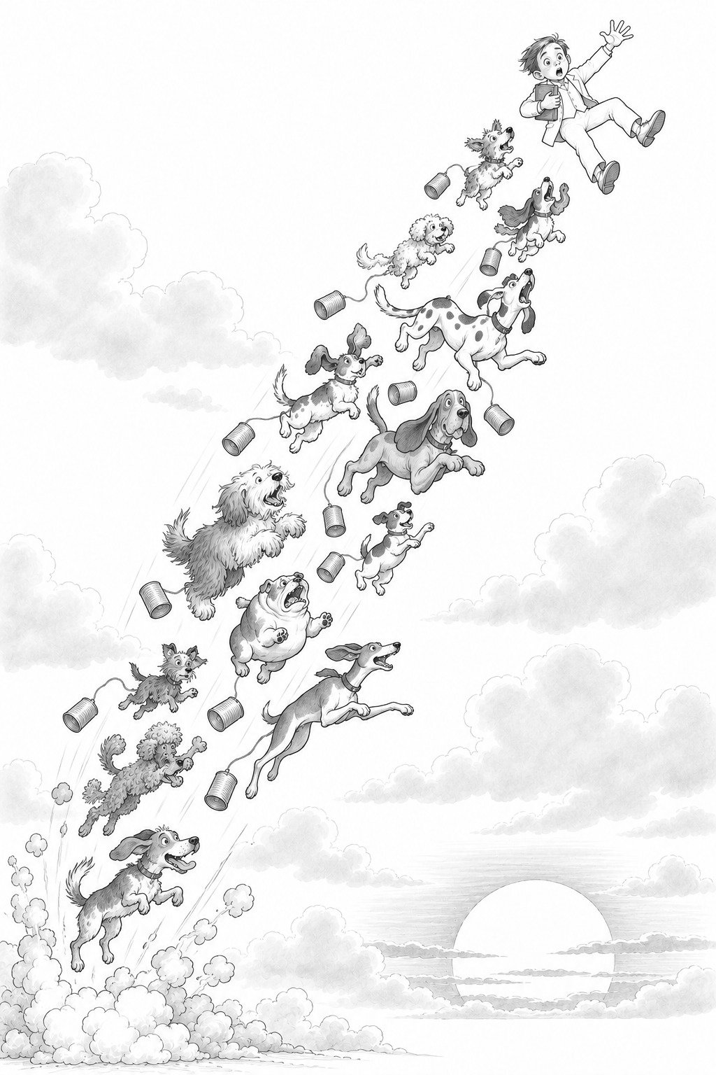 Jacob Blivens, the good little boy, from the illustrated graphic novel.