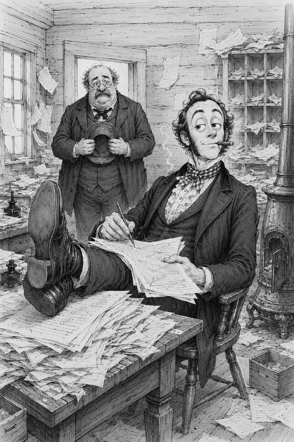 A panel from the graphic novel